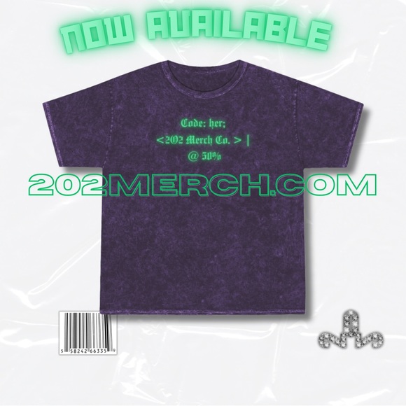 2O2 Merch Her Source Code Heavy Tee - Picture 5 of 6